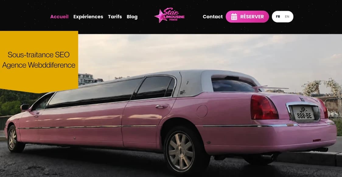 Star Limousine Paris — website built by JWL Marketing