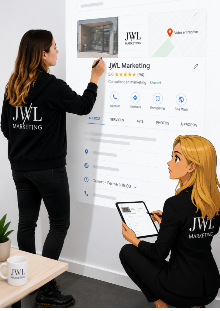 optimisation fiche google av jwl marketing