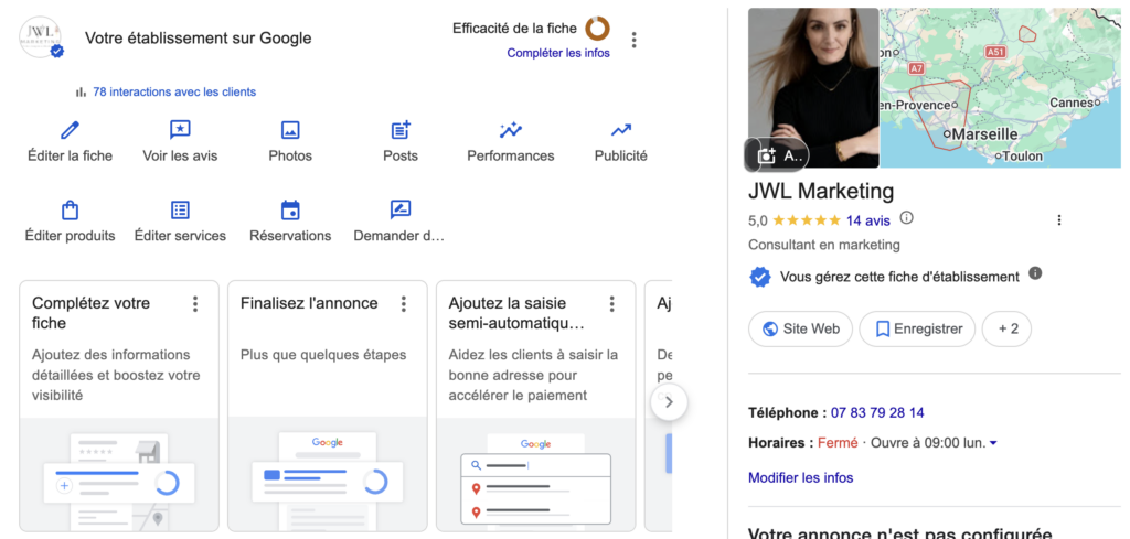 Fiche goolge gmb comment la créer