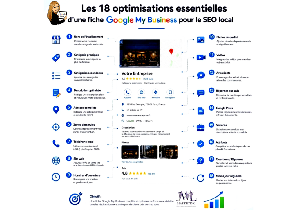 Fiche Google My Buisness optimisation